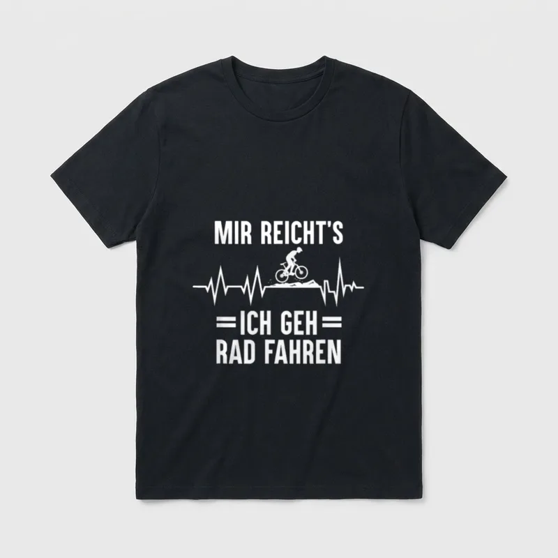 Mir Reicht's Ich GEH T-Shirt – Klassisches T-Shirt in Schwarz