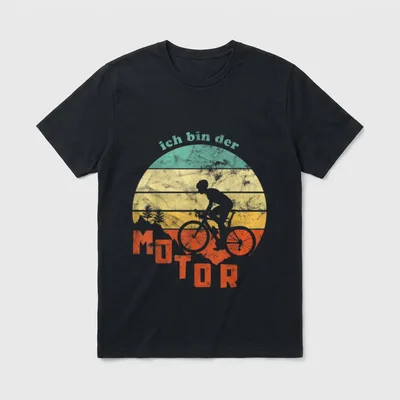 Mountainbike MTB ich bin T-Shirt – Klassisches T-Shirt in Schwarz