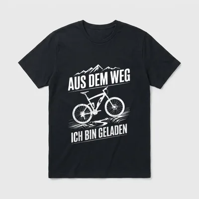 Aus dem Weg ich bin T-Shirt – Klassisches T-Shirt in Schwarz