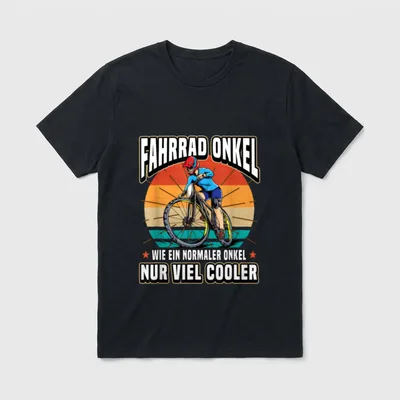 Fahrrad Mountainbike Radsport Lustig T-Shirt – Klassisches T-Shirt in Schwarz