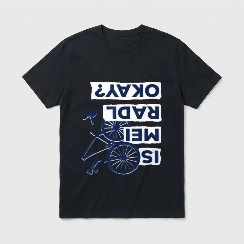 Bayern Mountainbike MTB Bayrische T-Shirt – Klassisches T-Shirt in Schwarz