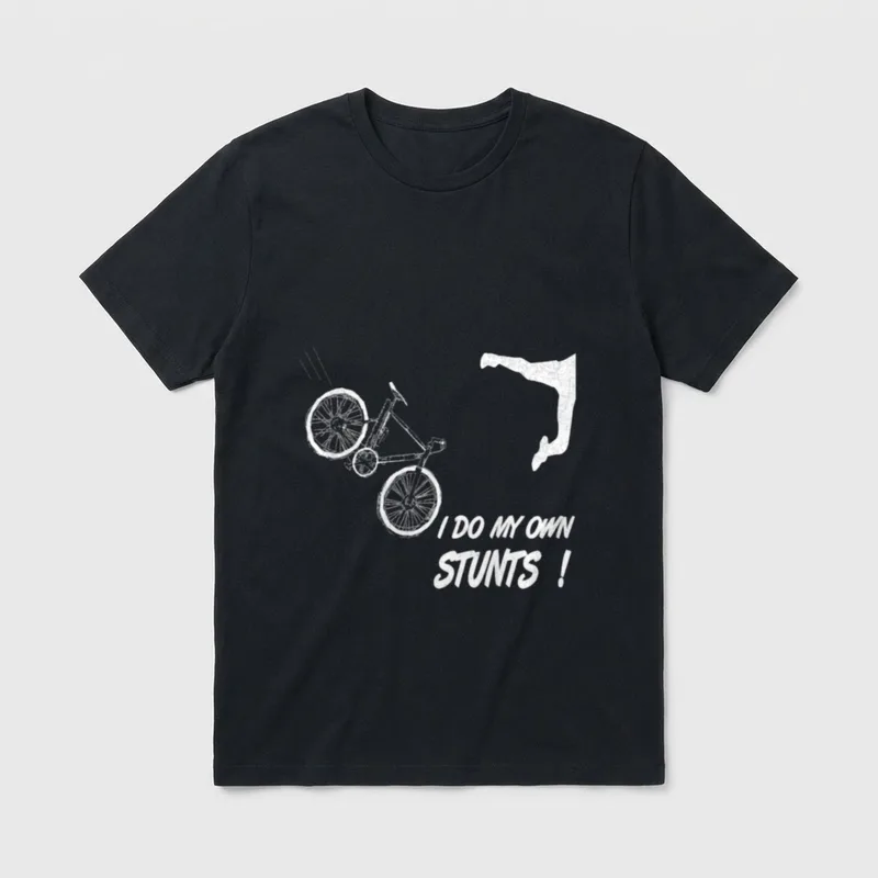 Radfahrer Fahrrad Fahrradsturz Unfall T-Shirt – Klassisches T-Shirt in Schwarz