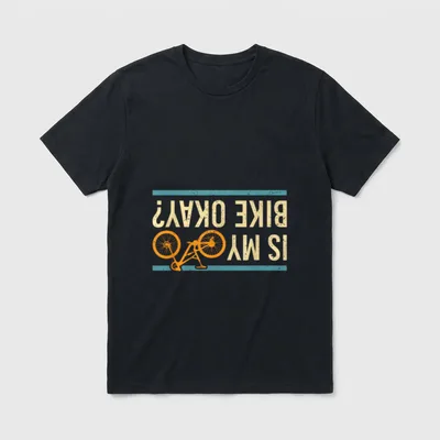 Ist mein Fahrrad okay? T-Shirt – Klassisches T-Shirt in Schwarz