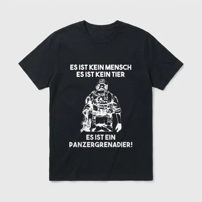 Bundeswehr Feuerwehr T-Shirt – Klassisches T-Shirt in Schwarz