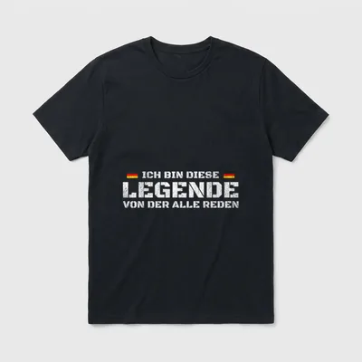 Bundeswehr Soldat Lustiger Spruch T-Shirt – Klassisches T-Shirt in Schwarz