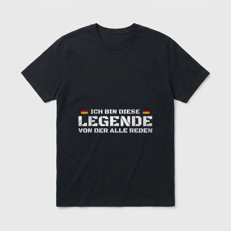 Bundeswehr Soldat Lustiger Spruch T-Shirt – Klassisches T-Shirt in Schwarz
