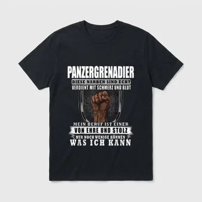 Lustiges Soldaten Militär Herr T-Shirt – Klassisches T-Shirt in Schwarz