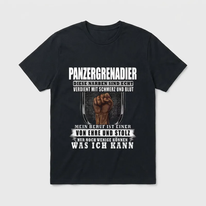 Lustiges Soldaten Militär Herr T-Shirt – Klassisches T-Shirt in Schwarz