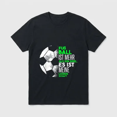 Fußballer Sprüche Fußballspieler Jungen T-Shirt – Klassisches T-Shirt in Schwarz