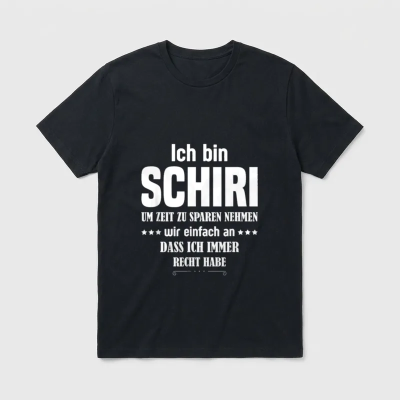 Schiedsrichter Schiri Fußball Spruch T-Shirt – Klassisches T-Shirt in Schwarz