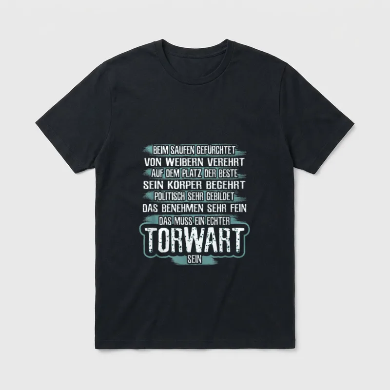Torwart Fußball Handball Torhüter T-Shirt – Klassisches T-Shirt in Schwarz