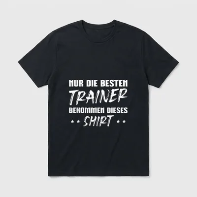 Fussballtrainer Lustiger Spruch Bester T-Shirt – Klassisches T-Shirt in Schwarz