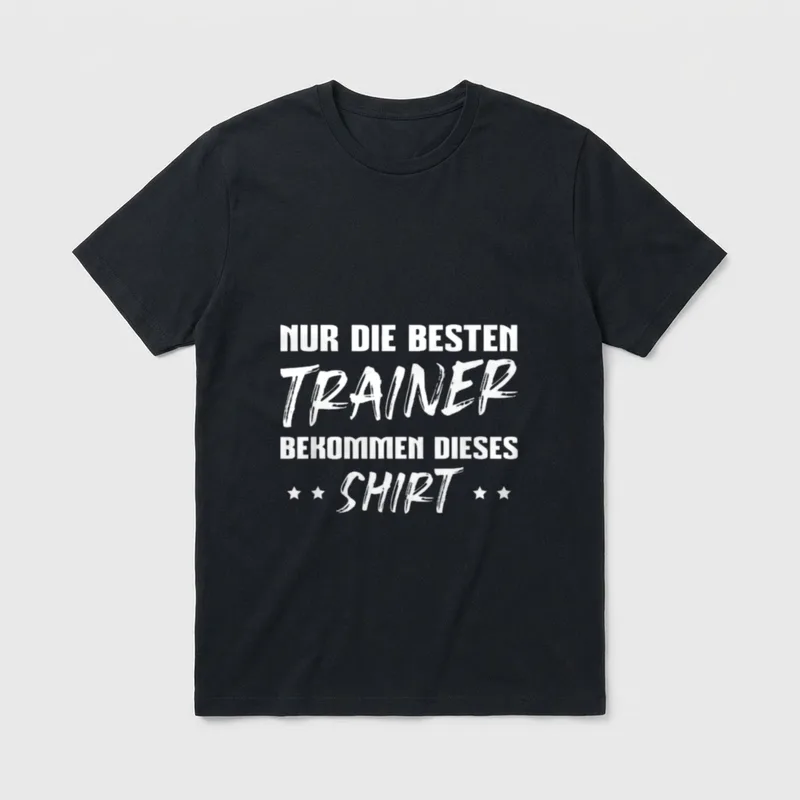 Fussballtrainer Lustiger Spruch Bester T-Shirt – Klassisches T-Shirt in Schwarz
