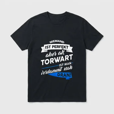 Torwart Fußball Handball Torhüter Tor T-Shirt – Klassisches T-Shirt in Schwarz