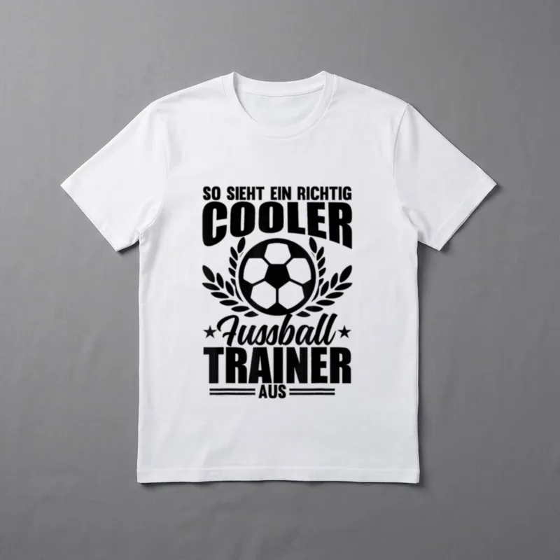 Fussballtrainer Spruch Bester Fußball-Trainer T-Shirt – Klassisches T-Shirt in Schwarz