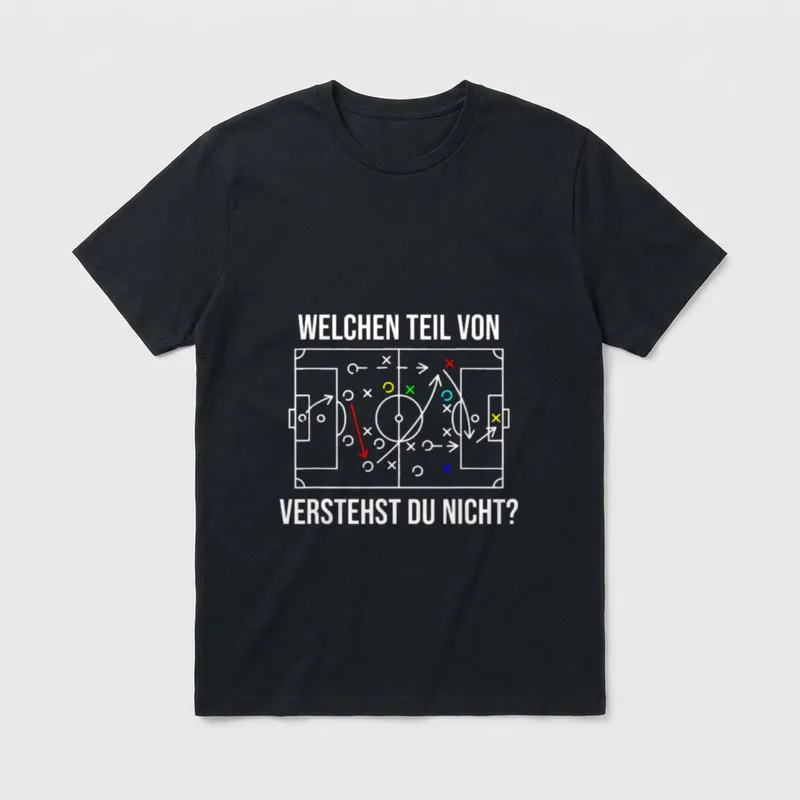 Taktikfuchs Trainer Sprüche Jugendtrainer T-Shirt – Klassisches T-Shirt in Schwarz
