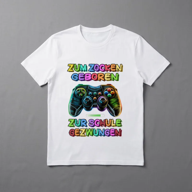 Gamer Zocker von Gamer T-Shirt – Klassisches T-Shirt in Schwarz