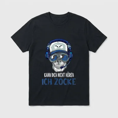 Ich höre dich nicht T-Shirt – Klassisches T-Shirt in Schwarz