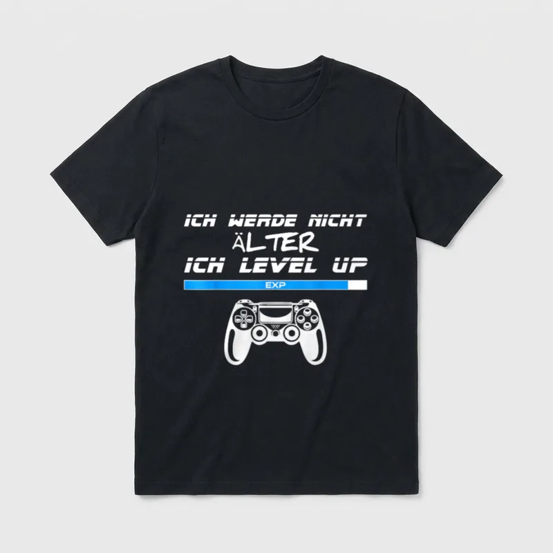 Gamer Videospiele Konsole Gaming Spruch T-Shirt – Klassisches T-Shirt in Schwarz