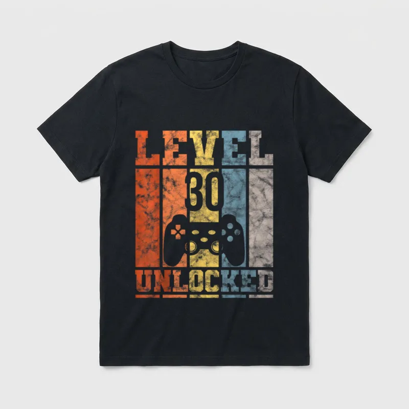 30 Geburtstag Lustiges Für Gamer T-Shirt – Klassisches T-Shirt in Schwarz