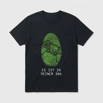DNA Lustiges Gamer Zocker-Sprüche T-Shirt – Klassisches T-Shirt in Schwarz