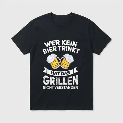 Grillen Für Männer Lustig Barbeque T-Shirt – Klassisches T-Shirt in Schwarz