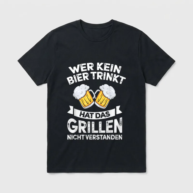 Grillen Für Männer Lustig Barbeque T-Shirt – Klassisches T-Shirt in Schwarz