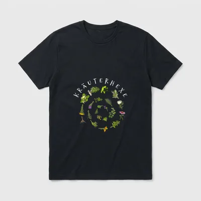 Lustiges Garten für Kräuterhexe T-Shirt – Klassisches T-Shirt in Schwarz