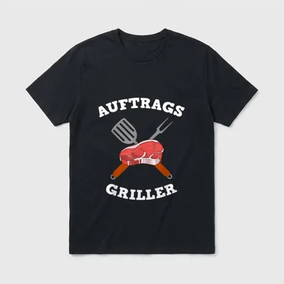 Auftragsgriller Grillmeister Grillen Lustig T-Shirt – Klassisches T-Shirt in Schwarz