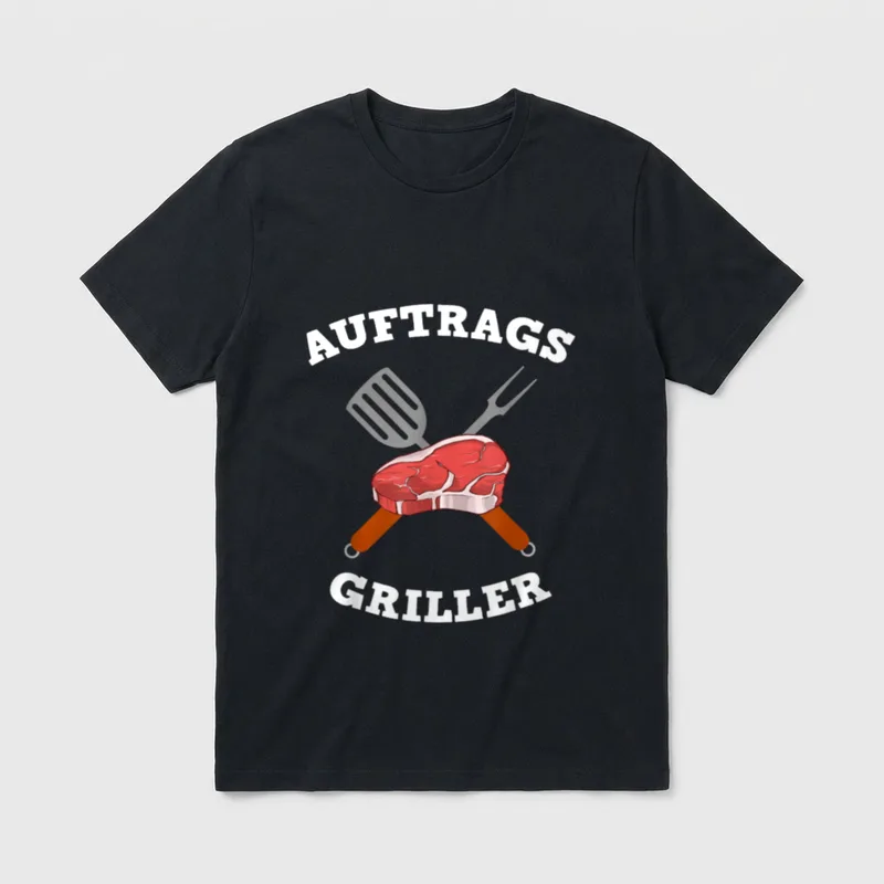 Auftragsgriller Grillmeister Grillen Lustig T-Shirt – Klassisches T-Shirt in Schwarz