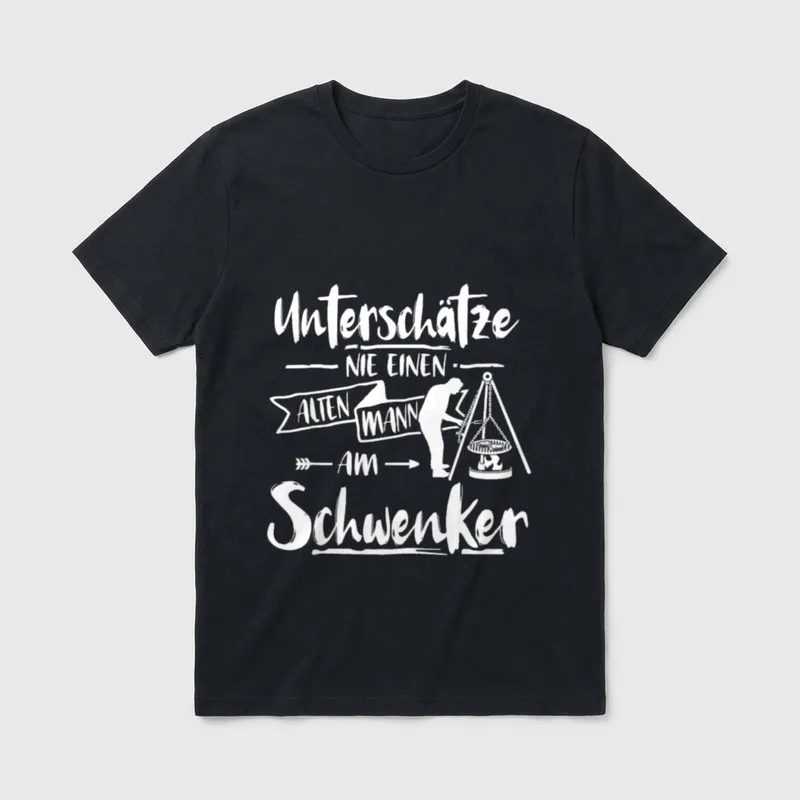 Saarländer Schwenker Männer Grillen T-Shirt – Klassisches T-Shirt in Schwarz