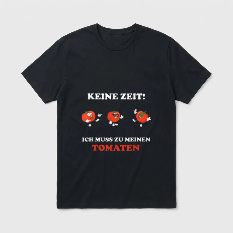 Lustiger Gärtner Tomaten Gartenarbeit Schrebergarten T-Shirt – Klassisches T-Shirt in Schwarz