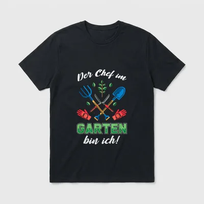 Lustig Gärtner Gärtnerin T-Shirt – Klassisches T-Shirt in Schwarz