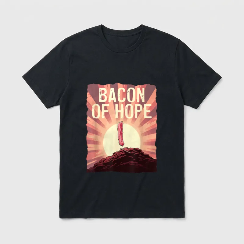 BBQ Pun Pork Bacon of T-Shirt – Klassisches T-Shirt in Schwarz