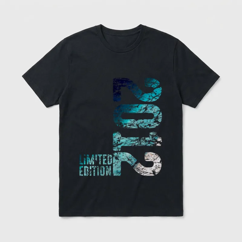 Limited Edition T-Shirt – Klassisches T-Shirt in Schwarz