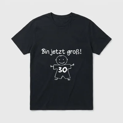 Lustig Humor Bin jetzt T-Shirt – Klassisches T-Shirt in Schwarz