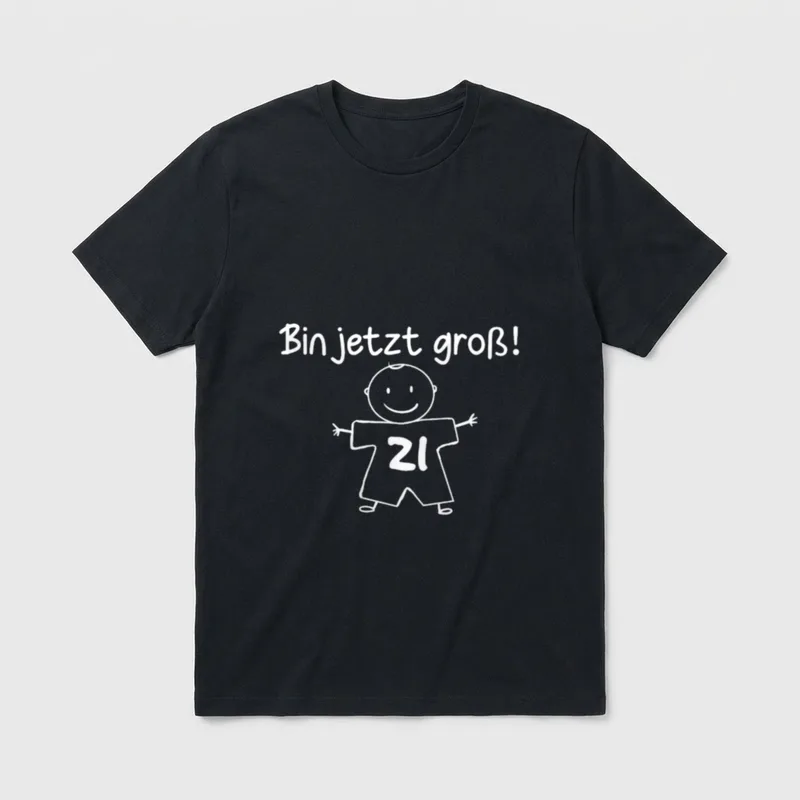 Lustig Humor Bin jetzt Geburtstag T-Shirt – Klassisches T-Shirt in Schwarz