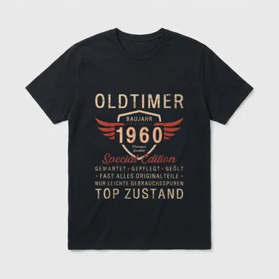 zum 66. Geburtstag Jahrgang T-Shirt – Klassisches T-Shirt in Schwarz