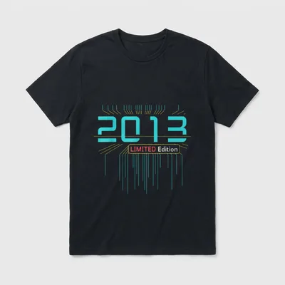 13. Geburtstag Junge Mädchen T-Shirt 0091 – Klassisches T-Shirt in Schwarz