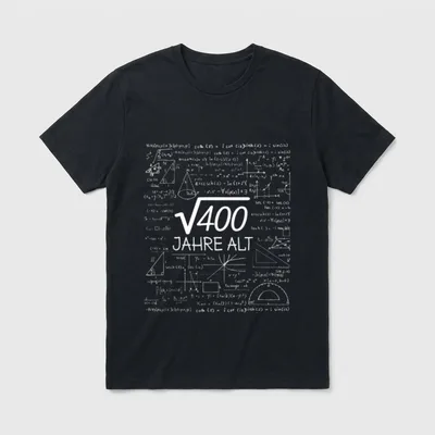 20. Geburtstag Mann Frau T-Shirt 0096 – Klassisches T-Shirt in Schwarz