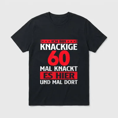Lustig Humor Bin knackige T-Shirt – Klassisches T-Shirt in Schwarz