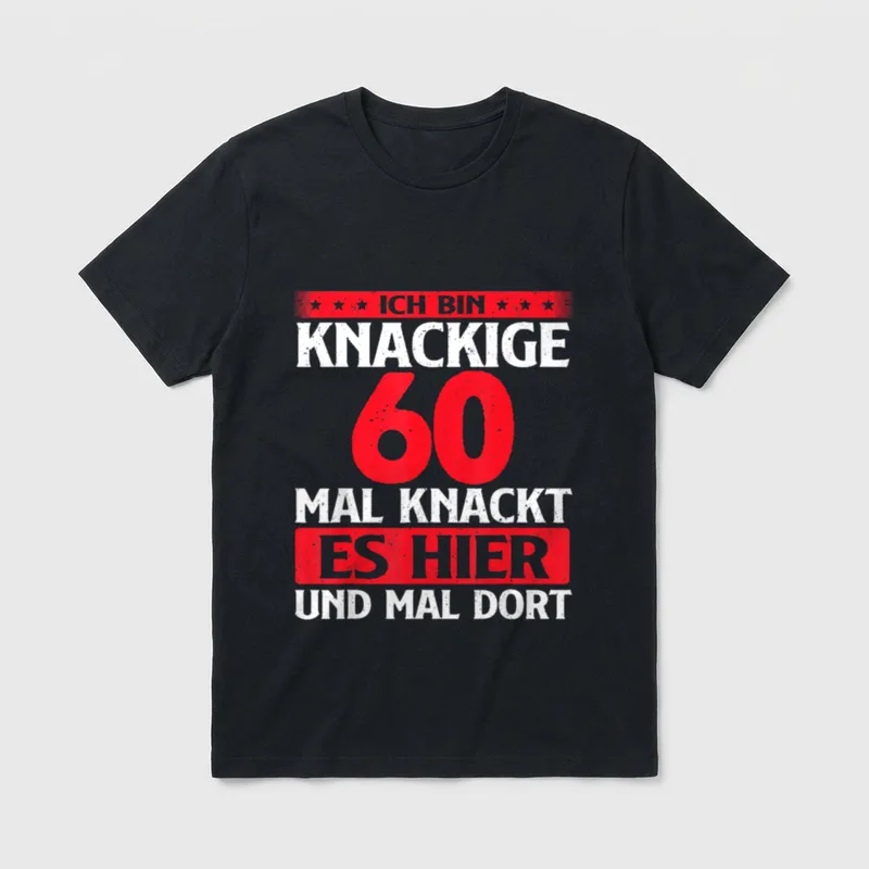 Lustig Humor Bin knackige T-Shirt – Klassisches T-Shirt in Schwarz