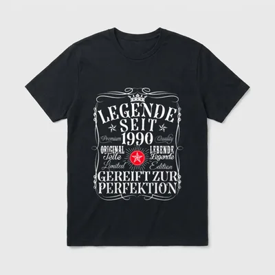 36. Geburtstag Mann Frau T-Shirt – Klassisches T-Shirt in Schwarz