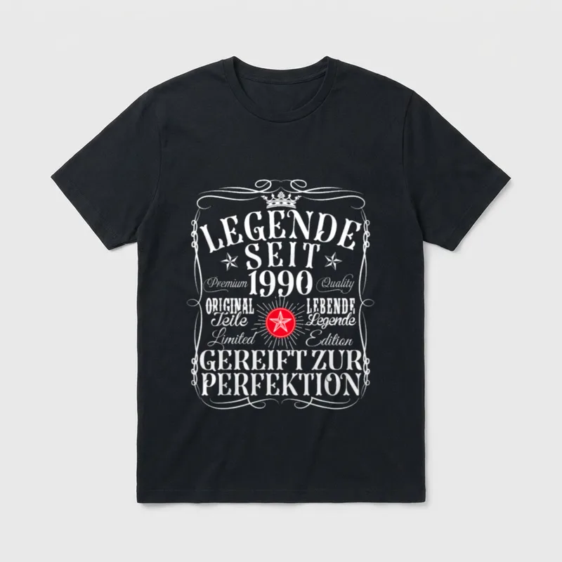 36. Geburtstag Mann Frau T-Shirt – Klassisches T-Shirt in Schwarz