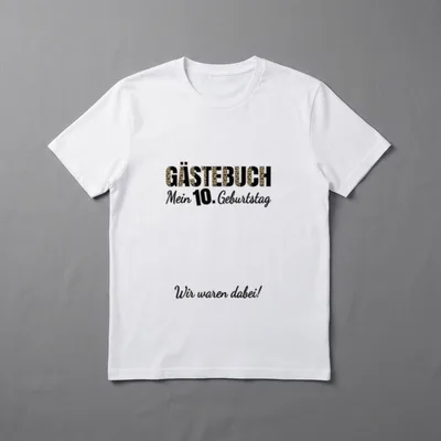 10. Geburtstag Mädchen 10 Jahre T-Shirt – Klassisches T-Shirt in Schwarz