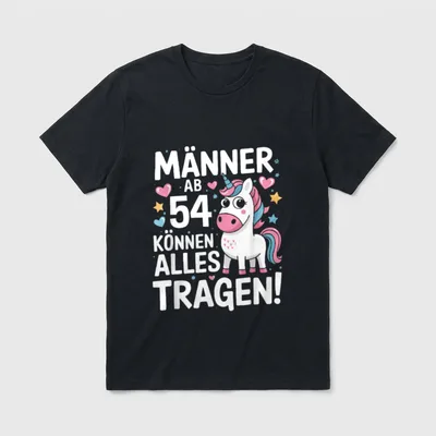 54. Geburtstag Mann Männer T-Shirt – Klassisches T-Shirt in Schwarz