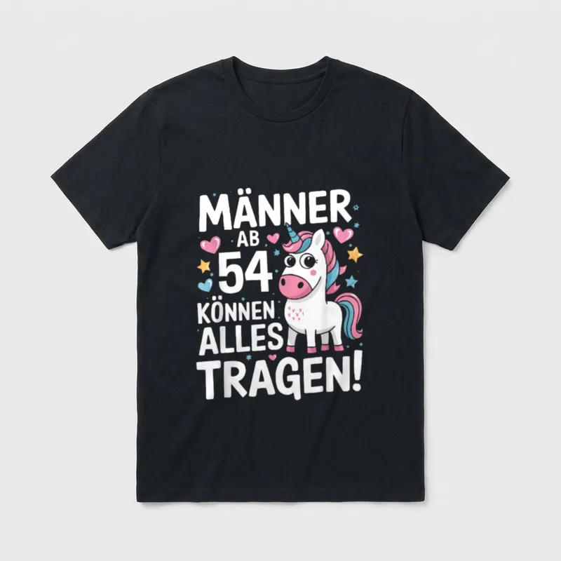 54. Geburtstag Mann Männer T-Shirt – Klassisches T-Shirt in Schwarz