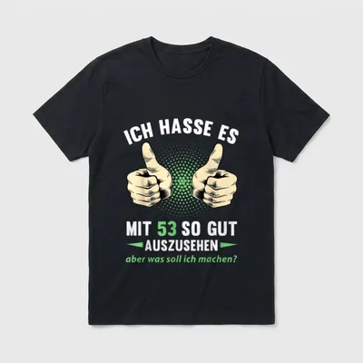 Ich Hasse Geburtstag T-Shirt – Klassisches T-Shirt in Schwarz