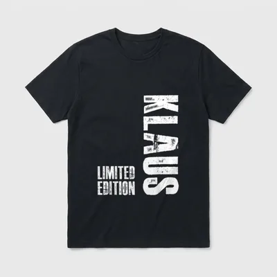 Lustiges Klaus Personalisiert Geburtstag T-Shirt – Klassisches T-Shirt in Schwarz