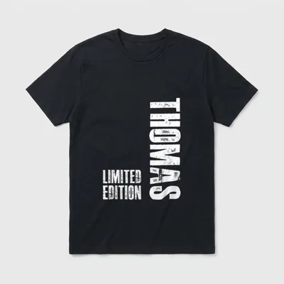 Lustiges Thomas Personalisiert Geburtstag T-Shirt – Klassisches T-Shirt in Schwarz